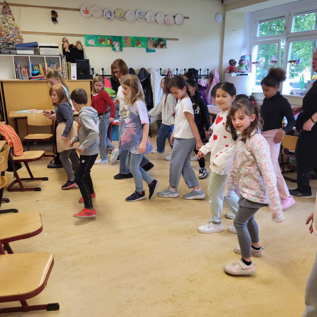 Linedance von Kindern