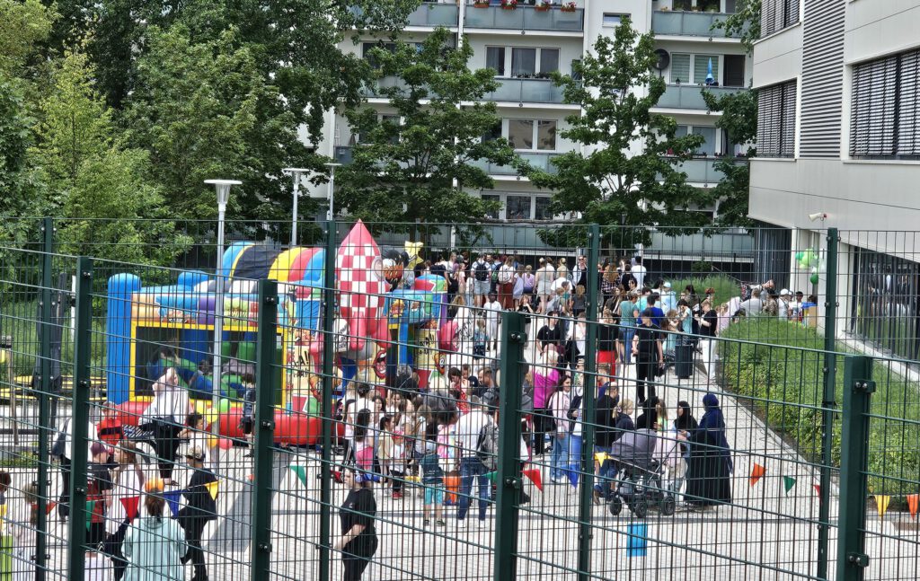Blick aufs Fest