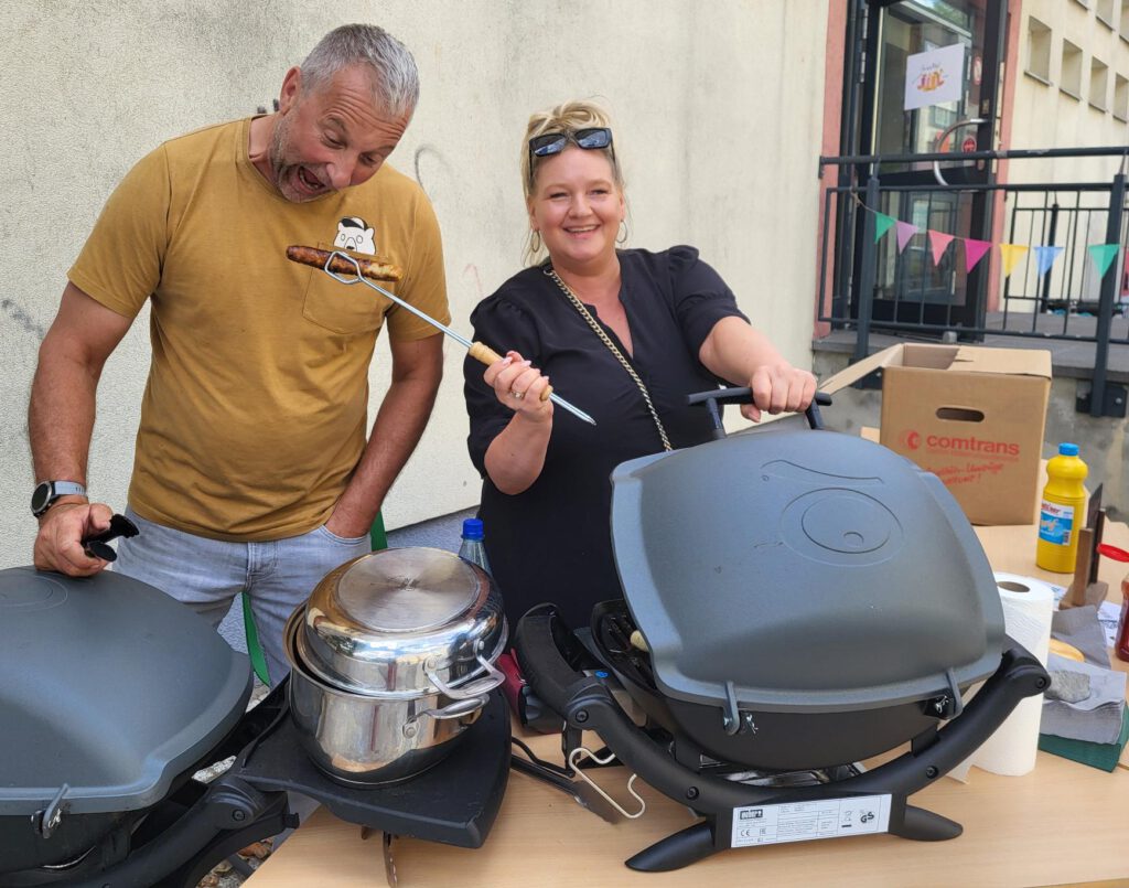 unser Bratwurststand